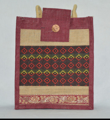 

BFU Men & Women Casual Red Jute Hand-held Bag
