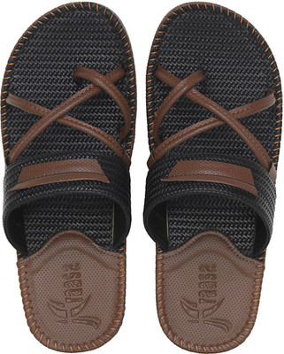 

Kraasa Flip Flops, Black::brown