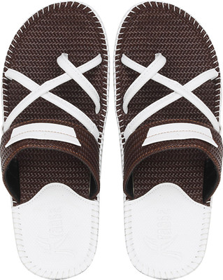 

Kraasa Slippers, Brown::white
