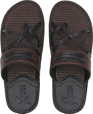 

Kraasa Flip Flops, Brown::black