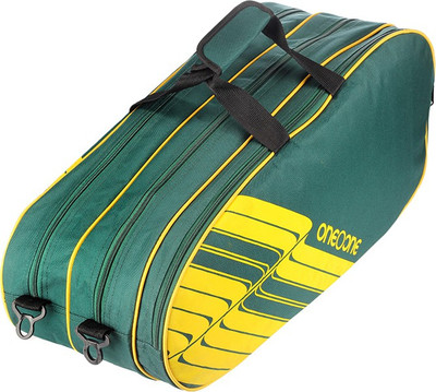 

One O One Lines Collection Triple Forest Green - Badminton / Tennis Kitbag Badminton Kitbag(Green, Kit Bag)