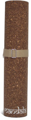 

JURU Yoga Mandala Cork Brown 3 mm Yoga Mat, Natural
