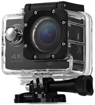 CP Bigbasket PowerShot 4K Ultra HD 12 MP WiFi Waterproof Digital & Sports Camcorder With Accessories Sports and Action Camera(Black 12 MP)