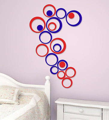 

Wall1ders  3D Acrylic Sticker(Pack of 20, Multicolor