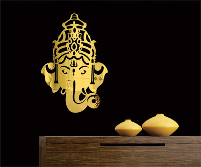 

Dakshita  3D Acrylic Sticker(Pack of 1, Gold
