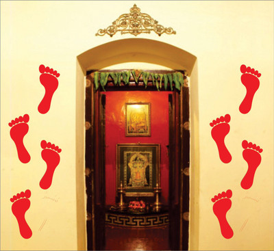 

Dakshita  3D Acrylic Sticker(Pack of 1, Red