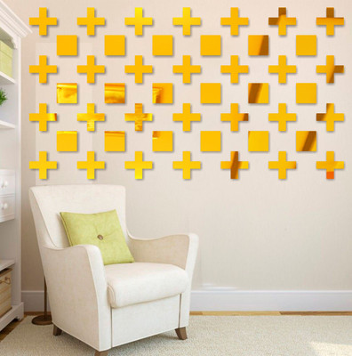 

Naveed arts  Acrylic Sticker Sticker(Pack of 48, Gold
