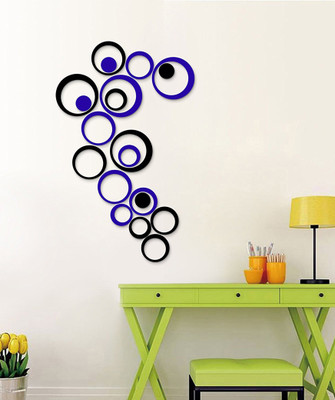 

Dakshita  3D Acrylic Sticker(Pack of 1, Blue