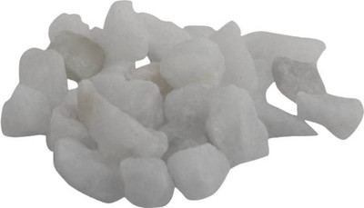 

Pebbles CU01 Regular Round Quartz Pebbles(White 1 kg)