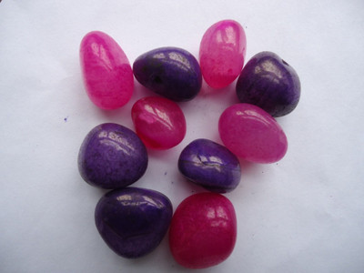 

Pebbles OP09 Polished Round Onyx Pebbles(Multicolor 1 kg)