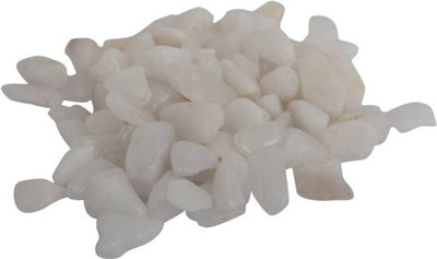 

Pebbles CP06 Polished Round Quartz Pebbles(White 1 kg)