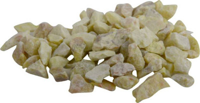 

Pebbles CU02 Regular Round Quartz Pebbles(Yellow 1 kg)