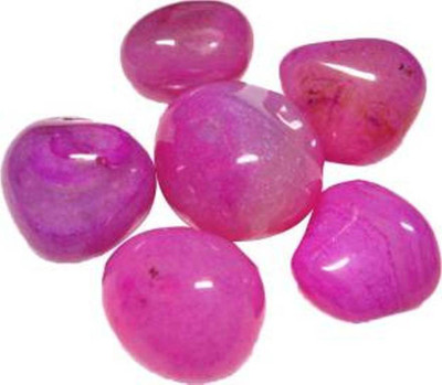 Pebbles OP03 Polished Round Onyx Pebbles(Pink 1 kg)