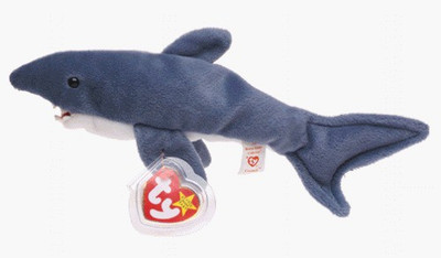 

TY Beanie Babies Crunch The Shark (Retired) - 15.74 inch(Blue)