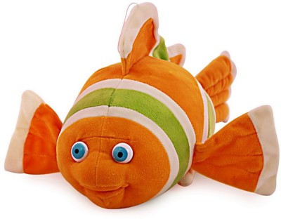 

kraft artefacto haus MEDIUM ORANGE FISH SOFT TOY - 30CM - 30 cm(Multicolor)