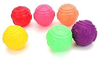 

Goyal Ball Family PVC Squeezy Ball - Pack Of 6 - 20 cm(Multicolor)