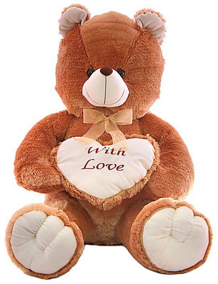 

kraft artefacto haus BEAUTIFUL BROWN HEART TEDDY - 130CM - 130 cm(Multicolor)