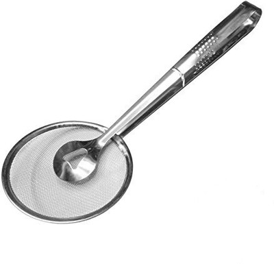 

Swarish Stainless Steel Oil Residue Cooking Fryer Strainer Colander Kitchen Tool 4 cm Salad Tongs(Pack of 1)