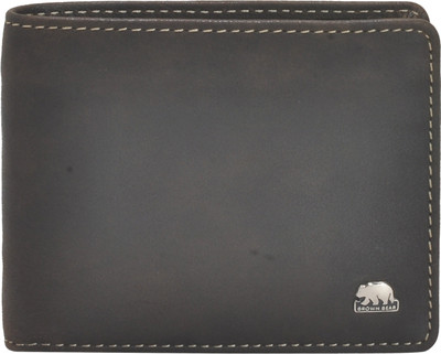 

BROWN BEAR Men Brown Genuine Leather Wallet(4 Card Slots)
