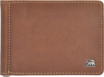 

BROWN BEAR Men Brown Genuine Leather Wallet(4 Card Slots)