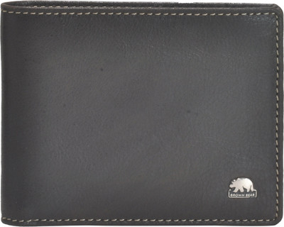BROWN BEAR Men Brown Genuine Leather Wallet(4 Card Slots)