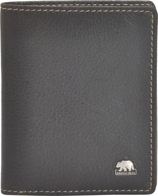

BROWN BEAR Men Brown Genuine Leather Wallet(4 Card Slots)