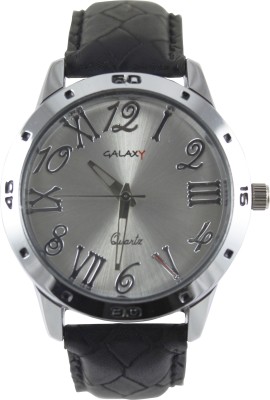 Galaxy GY060SLRBLK Watch  - For Boys   Watches  (Galaxy)