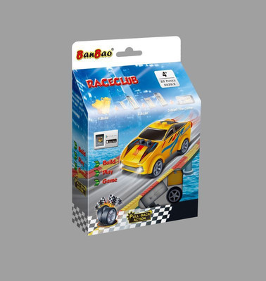 

Banbao Building Blocks Sling Shot Mini Pullback Car(Multicolor)