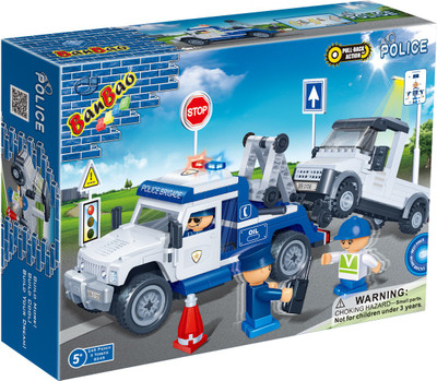 

Banbao Building Blocks Police Series Tow Truck(Multicolor)