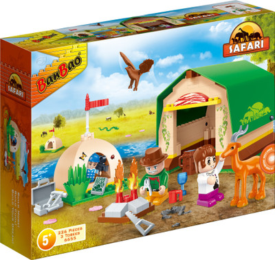 

Banbao Building Blocks Safari Tented Camp(Multicolor)