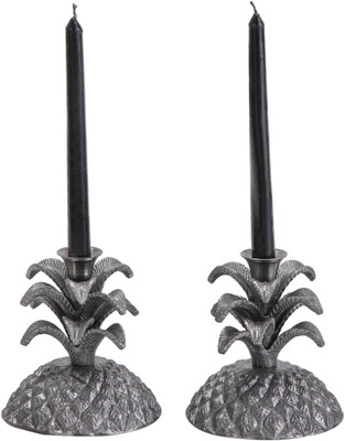 

Sammsara Ananas Candleholder set of 2 Aluminium 2 - Cup Candle Holder Set(Silver, Pack of 2)