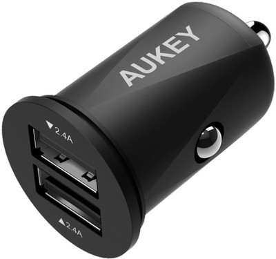 

Aukey 2.4 Amp Turbo Car Charger(Black)