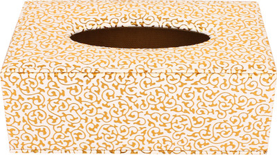 

fabbity Fab 55 Vehicle Tissue Dispenser(White, Gold)