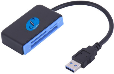 

Power Smart PS330 USB 3.0 All-in-1 Card Reader(Black, Blue)