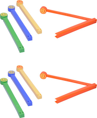 

Blossoms smart medium Plastic Seal Clip(Set of 8, Multicolor)