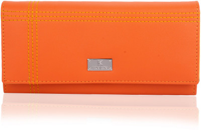 

K London Casual Yellow, Orange Clutch, Orange;yellow