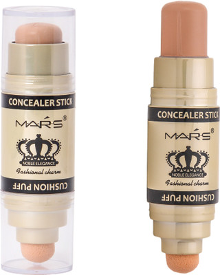 

Mars HIGH COVERAGE CREAMY WITH SMUDGER Concealer(beige, 8 g)