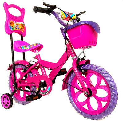 

Sunshine Gifting 14"Cycle For Kids in {PINK- PURPLE} 14 T Recreation Cycle(Single Speed, Pink, Purple), Multicolor