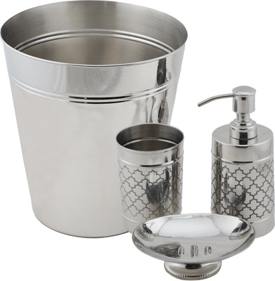 

swhf Stainless Steel Bathroom Set(Pack of 4)