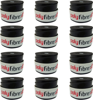 

Polyfibre Omni Smooth Tacky Grip(Black, Pack of 12)