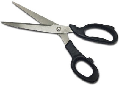 

Tuelip Dressmaking Shears Right Hand Scissors Black Stainless Steel All-Purpose Scissor(Black, Pack of 1)