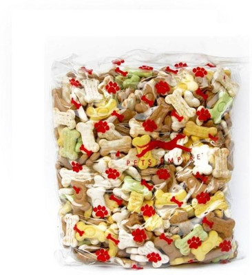 

Pets Empire Mix Flavour biscuits Poly pack (1 kg) Cod Dog Chew(350 g, Pack of 1)