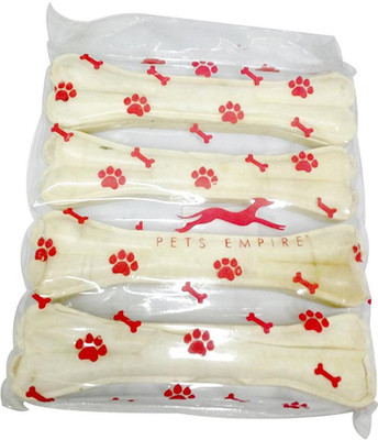

Pets Empire Pressed Bone, Large (6-inch x 4 Pieces) Chicken Dog Chew(0.358 kg, Pack of 1)