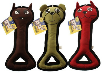 

petsports Tuff Squeaks Ballistic Pet Pal Cotton Squeaky Toy For Dog