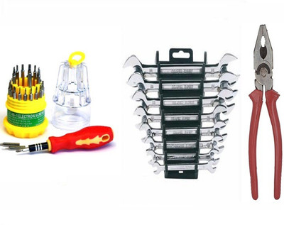

attrico Smart Kit Hand Tool Kit(3 Tools), Multicolor