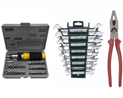 

attrico Perfect Hand Tool Kit(3 Tools), Multicolor