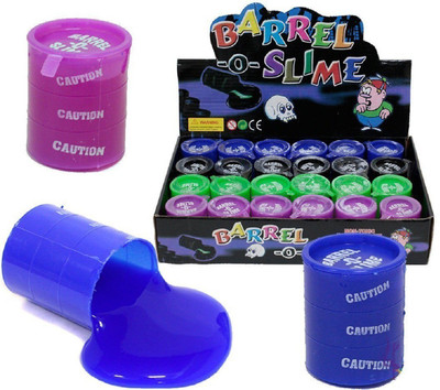 

RIANZ Barrel O Slime Birthday Return Gift For Kids (Set of 12) Multicolor Putty Toy