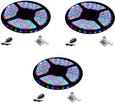 

VRCT 196 inch Multicolor Rice Lights(Pack of 3)