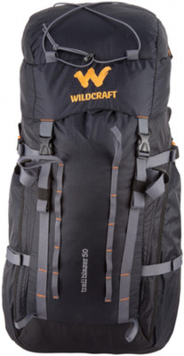 

Wildcraft Trailblazer Black Rucksack - 50 L(Black)