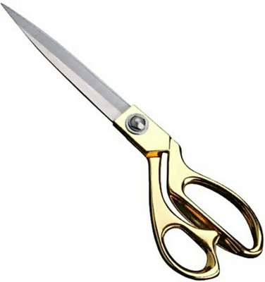 Tlo crown scissors DE XEAN K37 Gold plating Scissors(Set of 1, Golden, Silver)